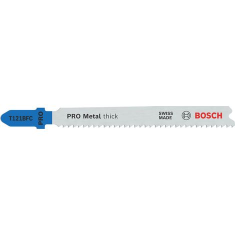 Bosch metal PRO Metal thick T121BFC Jigsaw Blade 92 mm 3 pcs 2608655109