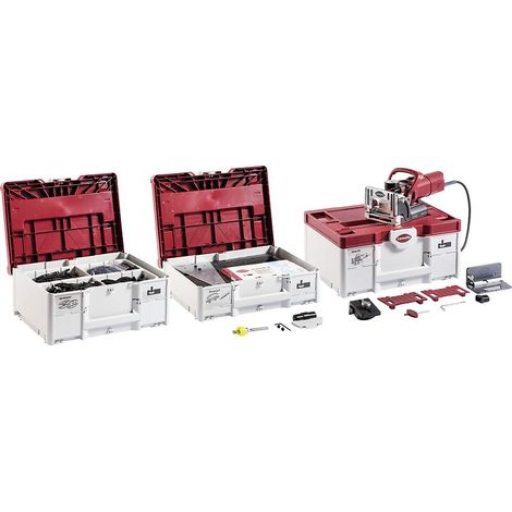 Lamello – Fraiseuse lamelleuse ZETA P2 – 3 Systainer – Moteur Brushless – Rainure P-System pour assemblage rapide – 101403DESET