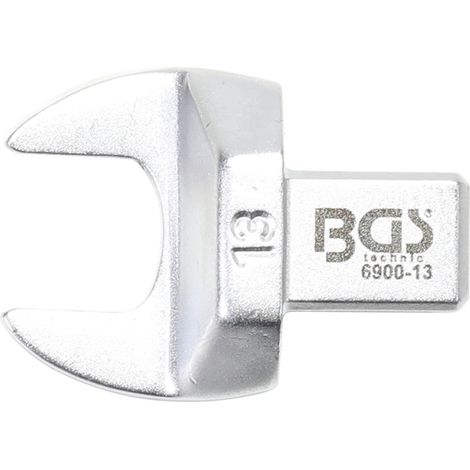 Chiave a forchetta ad innesto 13 mm sede 9 x 12 mm