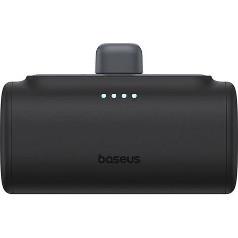 Batería externa compacta Baseus de 5000 mAh, 20 W, USB-C (negra) (1/5)