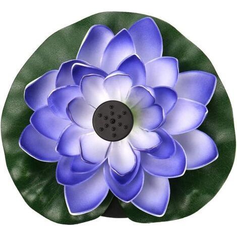 Floating solar fountain for garden – Jet height 30-70 cm – ABS and silicon materials – 4 nozzles for varied spraying (1/5)