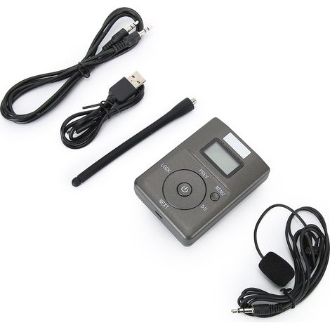 Émetteur FM sans fil portable basse consommation 3,5 mm, adaptateur de diffusion radio stéréo (1/5)