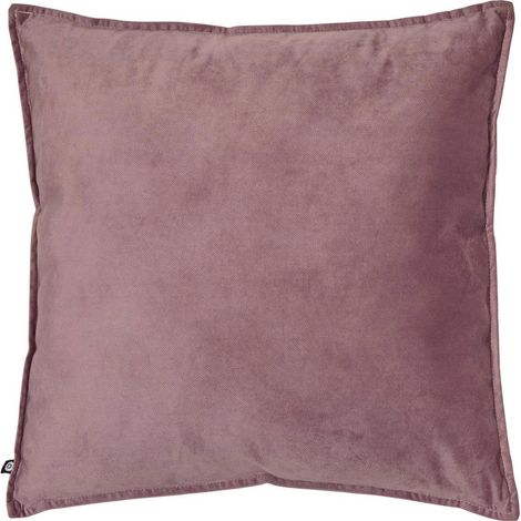 Coussin Déco Uni "Lilou" 55x55cm Parme (1/5)