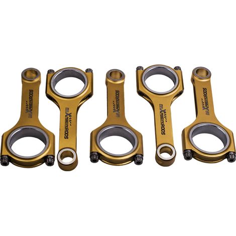 5x Racing Titanizing Connecting Rods For Audi RS2 Quattro 2.2L 5 Zyl 20V TurboTitanizing 4340 Pleuel Für Audi RS2 Quattro 2.2 L 5 Zylinder 20V Turbo 5.669 in (1/4)