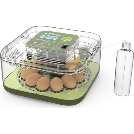 Incubateur ZVD 12 œufs, entièrement automatique, numérique, avec contrôle de la température et rotation automatique, pour poules, canards, oies et cailles (1/4)