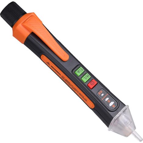 Stylo détecteur de courant sans contact intelligent avec clip, stylo détecteur de courant domestique durable, pour lignes de phase et de neutre (1/5)