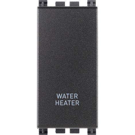 VIMAR - 19016.WH 2P 20AX Interrupteur chauffe-eau/eau chaude, gris