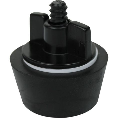 – Bouchon d'hivernage pour piscine 1'1/2 – Couleur noir – Étanchéité pour canalisations de filtration – Compatible 50mm (1/3)