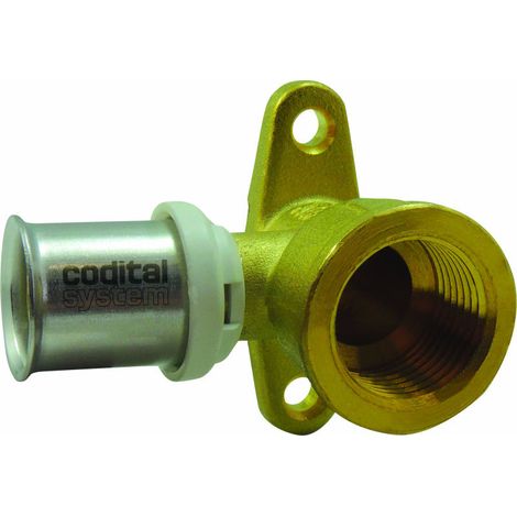 Curva applicazione ottone multicouche CODITAL 15x21x16mm tipo TH