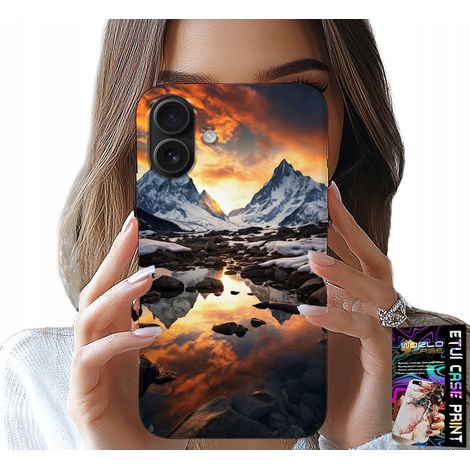 Funda para iPhone 16 - arroyo, montañas, picos, Everest + lámina (1/5)