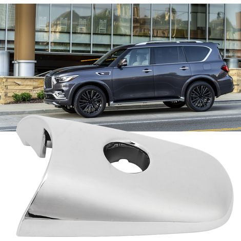 Garniture chromée de poignée de porte avant gauche pour Infiniti QX60, QX70 et QX80 2014-2019 (80646-1BA0A) (1/5)