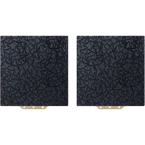 2x Bauplatte für Adventurer 5M Pro Doppelseitig strukturierte PEI-Platte und Glatte PEO-Stahlblechplatte (PEO+PEI)()