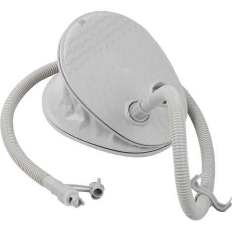 Pompe à pied XL portable avec 3 embouts de tailles différentes pour bateaux pneumatiques (1/5)