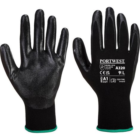 Gant Dexti-Grip Farbe: Schwarz Größe L - Portwest