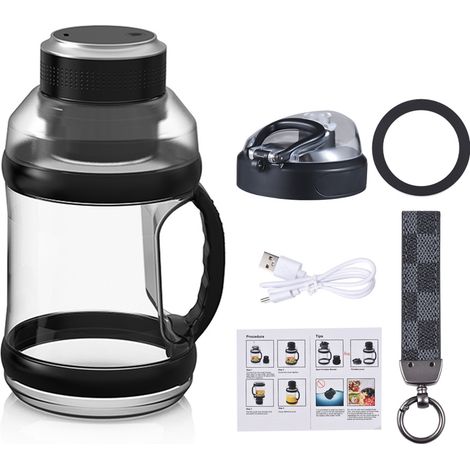 Mixeur Portable 2L Blender Smoothie USB-C 18000 tr/min 6 Lames Inox 304 Sans BPA Rechargeable pour Jus et Glace (1/5)