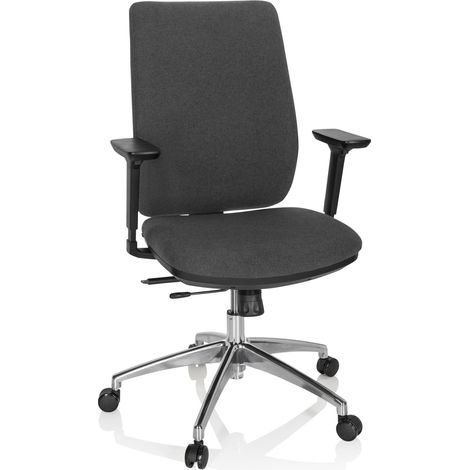Bürostuhl / Drehstuhl INTEGRIO I Stoff dunkelgrau hjh OFFICE (1/5)