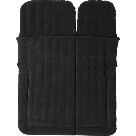 Cama hinchable para coche, bomba eléctrica incluida, almacenamiento compacto, color negro. (1/2)