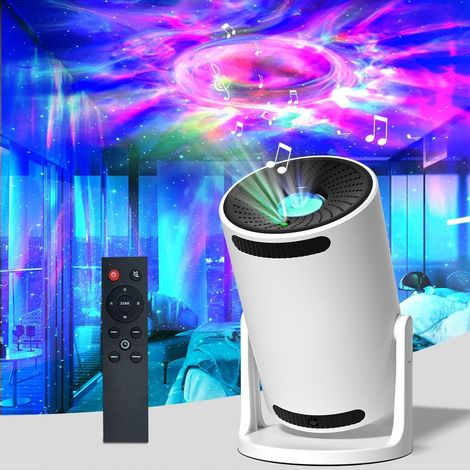 Planetarium-Sternenprojektor, 15 Lichteffekte, 180°-Drehung, Bluetooth, Fernbedienung, Schlafzimmer (1/5)
