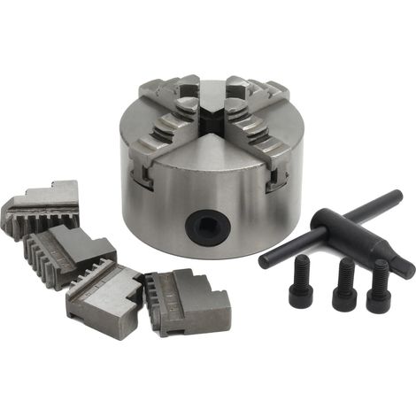 Mandrino manuale, design a 4 griffe, alta precisione, 4 griffe K12-100mm (1/2)