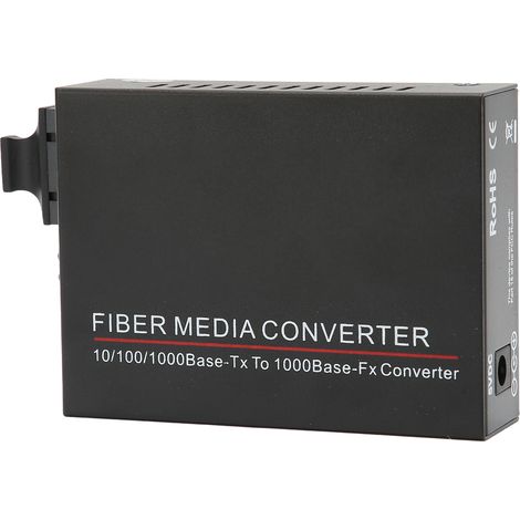 Émetteur-récepteur fibre optique TBCMC3602ED20 20 km/SC/1310 nm Routeur fibre optique RJ45 100240 V (prise UE) (1/5)