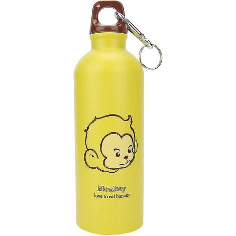 Edelstahl-Trinkflasche für Kinder mit niedlichem Tiermotiv, isolierte Edelstahlflasche für Sport und Outdoor-Aktivitäten, Becher im Kawaii-Abenteurer-Design, wiederverwendbarer Behälter für Schule und (1/5)