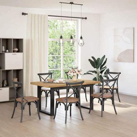 Maison Exclusive - Esstisch NOAIN U-Form-Beine 160x90x75 cm Massi