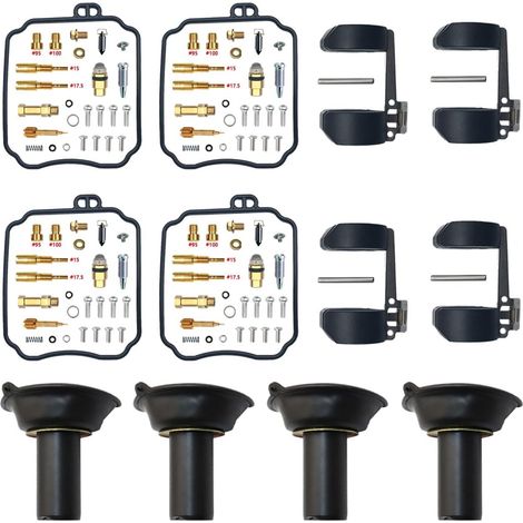 Vergaser Reparatursatz für XJ600N XJ600S 1996-2002 600cc Plunger Only Für XJ600N XJ600S Reihenvierzylinder BDS28 Vergaser Hauptdüsen 105,110 Leerlaufdüse 17.5 Nitril-Dichtu