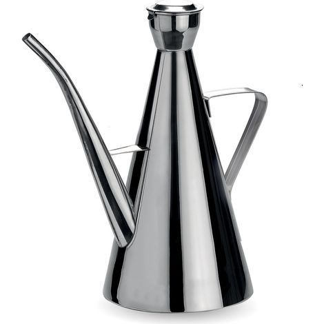 Abert oliera professionale 100 cl acciaio inox con becco lungo e manico (1/2)