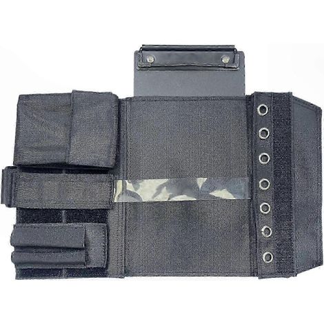 Support de genou ajustable avec porte-bloc multifonction pour pilotes, planche à pinceaux légère et robuste, usage cockpit, fixation réglable, accessoire de vol pratique. (1/5)