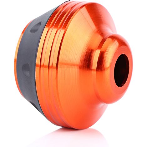 Bavette de protection chute moto en aluminium CNC, protège-fourche avant cadre roue, scooter moped orange (1/4)