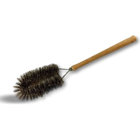 Goupillon persienne double Soie grise Diamètre 5 cm Brosse 18 cm - A l'unité - Goupillon persienne (1/5)