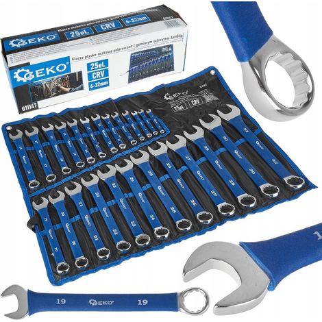 Kombinationsschlüssel geko combination wrenches set 25 Stück 6-32mm (1/3)