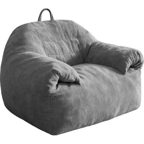 Fauteuil Poire Surdimensionné avec Poignée Intégrée pour Mobilité Facile et Confort Optimal (1/5)