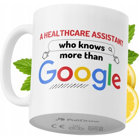 Lustige Tasse für Pflegehelfer/innen – Kaffee- oder Teetasse mit witzigem Textdesign – ideal für Geburtstage, Namenstage, Feiertage und besondere Anlässe. Hochwertige Tasse für Zuhause, Büro und Arbei