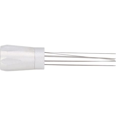 Aiguille de Distribution de Café en Acier Inoxydable, Solide et Pratique, Outil de Remuage et Tassage Sécuritaire pour Maison, Argenté (1/5)
