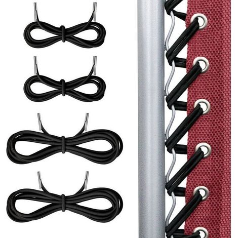 Tendeur pour chaises longues, transats de jardin, transats de plage, transats, transats, Tendeur pour chaises Lafuma RSXA Merax, lot de 4, noir (1/4)