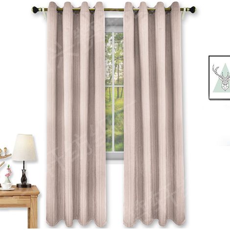 Rideaux occultants pour salon, rideaux isolants thermiques, rideaux à œillets, adaptés à la chambre et au salon (lot de 2, 132 x 160 cm).