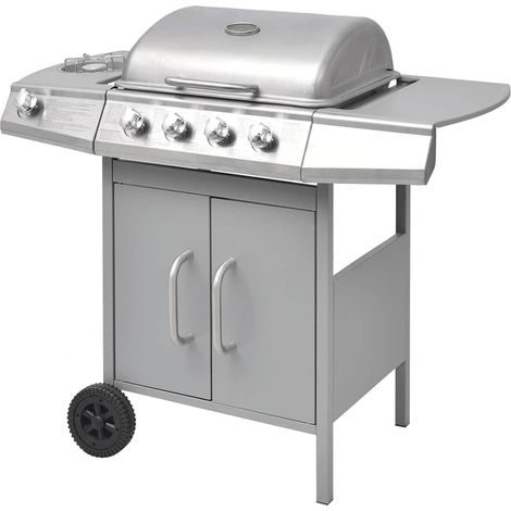Maison Exclusive - Griglia Barbecue a Gas 4+1 Fornelli Argento