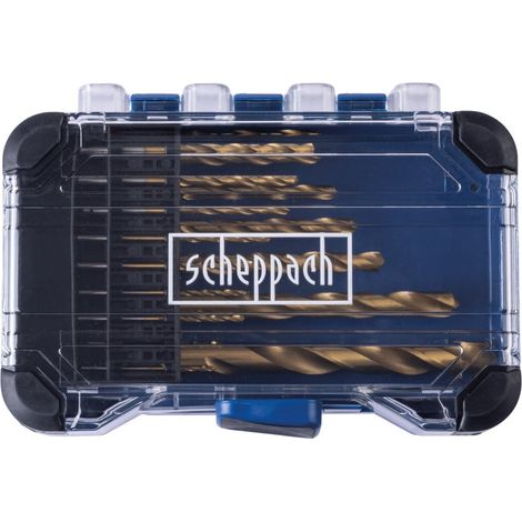 Set 15 punte elicoidali hss Scheppach hss15