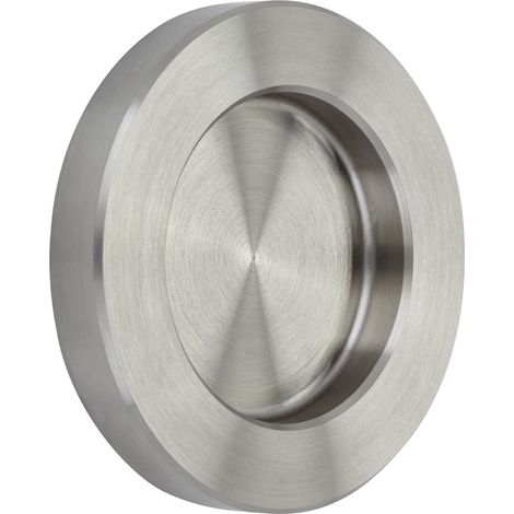 Schiebetürgriff NALA Griff-Ø: 70 mm zum Kleben Möbelgriff Edelstahl Muschelgriff für Glas-Türen & Zimmertüren Griffmuschel zum Aufkleben Glastürgriff von SOTECH (1/4)