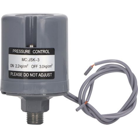 Interruptor de presión para bomba de agua de 1/4 de pulgada, bomba de refuerzo automática, controlador de presión mecánico de 220-240 V. (1/5)