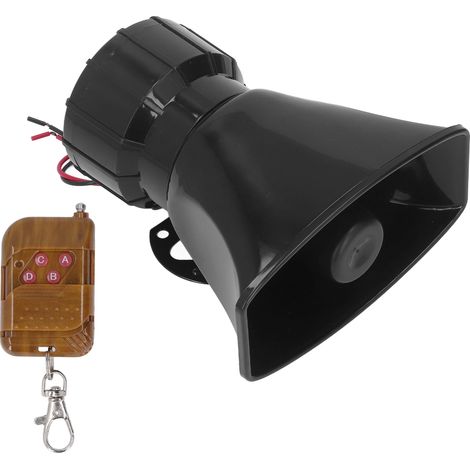 Haut-parleur mono à pavillon, accordage 4 tons, pour camion, moto, voiture, bateau, 100 W, 12 V (1/5)