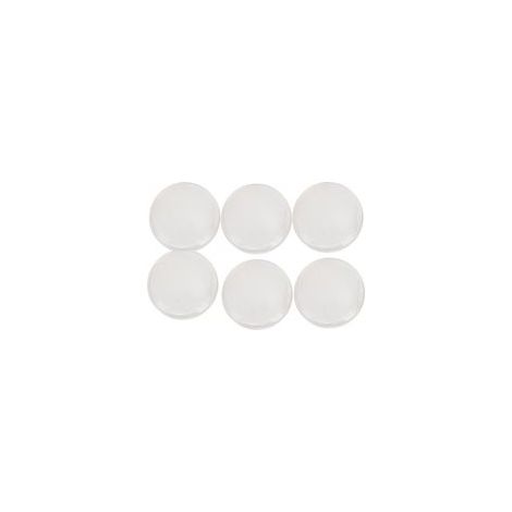 Butées de porte transparentes autocollantes – Protection pour portes et murs – 6 unités (1/4)
