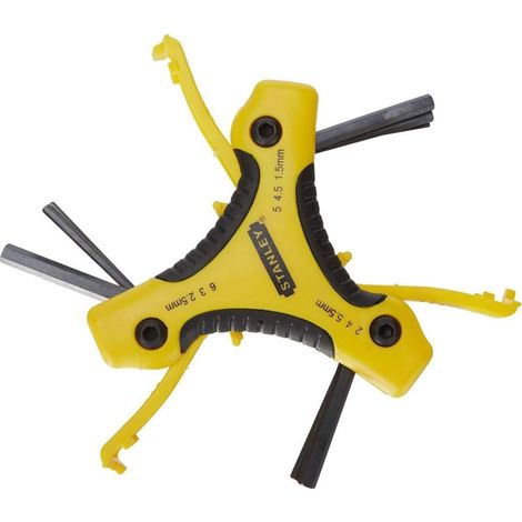 Chiavi a Brugola Esagonali Set 9pz. 0-95-935 STANLEY (1/4)