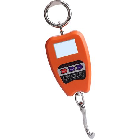 Balance électronique à hameçons 200 kg, petite, orange, sans fil, industrielle, pour l'agriculture commerciale (1/5)