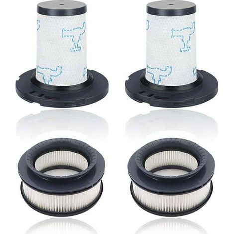 Filtre Aspirateur Réutilisable Compatibilité pour Rowenta X-Force Flex 11.60 12.60 14.60 15.60,Pièces de Rechange Filtre,2 Filtre Pré-Moteur + 2 Filtre Post-Moteur,Remplace ZR009007,ZR009008. (1/4)