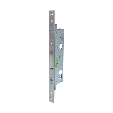 SERRATURA MONTANTE INFILARE 46220 CISA  B.Q INOX F.MM 22 F.SAGOM M1 TRIPL E.MM 35