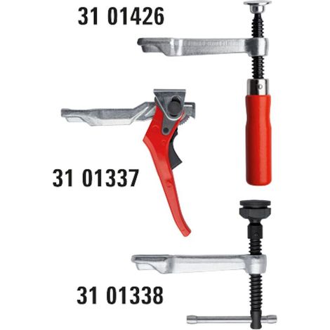 Bessey  Sargento  de  tornillo  Bessey  SLV  Mango  de  varilla  Alcance  120  mm  -  3101338 (1/4)
