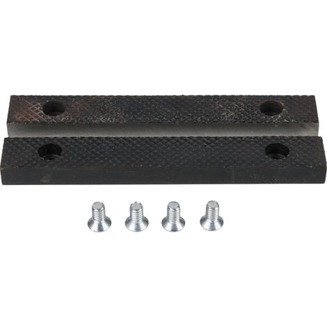 Kstools – Mâchoires de remplacement pour étau – Accessoire pour étau – Longueur 100mm – Largeur 50mm – Pour bois dur et teck