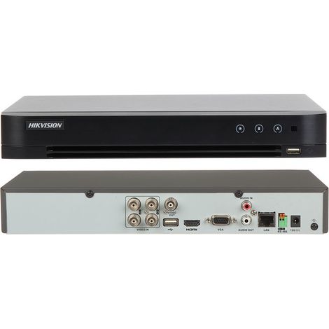 DVR 4Mp 4 canali + 1 HDD 1U Acusense Hikvision IDS-7204HQHI-M1/S
